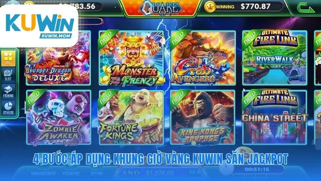 Bốn bước thực chiến với khung giờ nổ hũ KUWIN