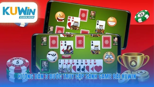 Lối vào sảnh game chỉ qua vài thao tác đơn giản